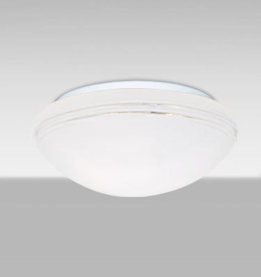 Bobbi 12 in Opal Cut glass, glowing from below | Besa Lighting – Besa photographs the Bobbi 12; the Bobbi 12 is the same design in a same size