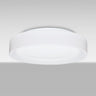 Pella 16 in Opal Matte, glowing from below | Besa Lighting
