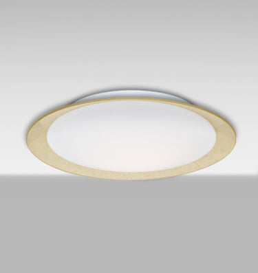 Tuca 15 gold foil glass ring, detail | Besa Lighting