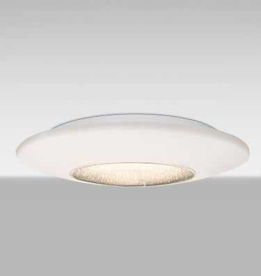 Viva 13 flush mount, sparkle of the prismatic disc | Besa Lighting