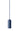 Pleated mini pendant, Midnight Blue GU10 spot, product view | Donna by Pholc