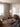 Sculptural table lamp, Romb 48 (18.9 in) Cotton, styled in a room | Romb by Pholc