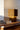 Sculptural table lamp, Romb 48 (18.9 in) Cumin, styled in a room | Romb by Pholc