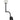 Arm wall light, Hardwired Black and Opal, product view | Mobil by Pholc
