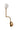 Arm wall light, Hardwired Brass and Opal, product view | Mobil by Pholc