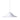 Wave pendant, Hans 50 (19.7 in) White Porcelain, product view | Hans by Pholc
