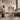Pleated mini pendant, Autumn Leaves GU10 spot, styled in a room | Donna by Pholc (3)