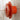 Layered wall light, Red Orange, styled in a room | Lille by Pholc (2)