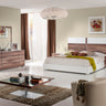 Nova Domus Giovanna Italian White & Cherry Bed