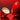 Ladenac Bois de Russie 220 g egg – Red Silver Stripes egg opened, candle inside