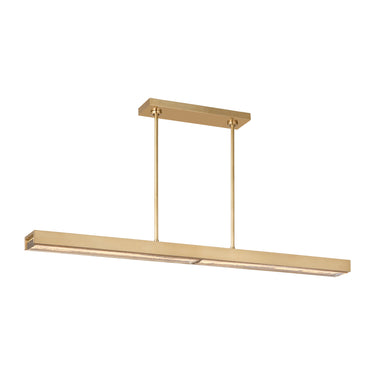 Hand Rubbed Antique Brass Maybeck 48 by AvroKO, shown against white