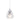 Innermost Core small clear glass pendant light. Modern conical design for kitchen islands.