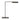 Kelly Wearstler Linea collection dimmable LED desk lamp, 2700K warm light, perfect for office or bedroom nightstand