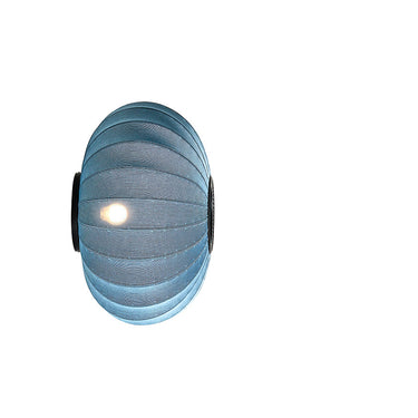 Made by Hand Knit-Wit Oval 45 Ceiling/Wall Lamp – Blue Stone