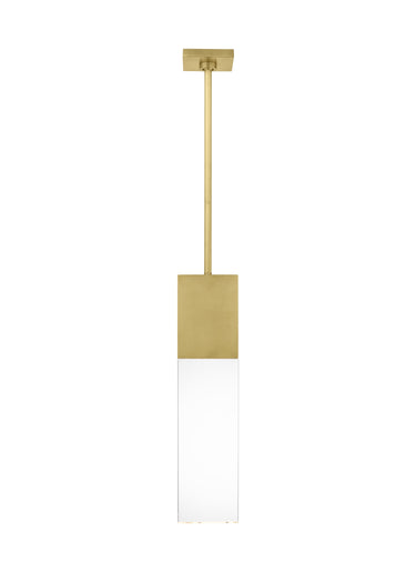 Visual Comfort Kulma LED Pendant Light – Modern Brass Hanging Fixture for Home or Hospitality