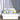 Spa Club Now cabana set with a white queen resort bed, patterned pillows and two cylinder ottoman side tables under sheer curtains