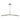 Linea 42 LED chandelier's thin metal channel embracing solid alabaster shade in Antique Nickel finish