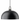 Modern matte black metal pendant light by Patrick Norguet for Lodes