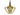 Contemporary gold blown glass LED pendant light made in Italy