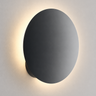 Lodes Puzzle Round Single LED wall light in matte black with adjustable round reflector