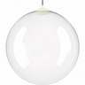 Lodes Random Solo clear blown glass suspension light handcrafted in Italy