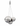 Lodes Random pendant featuring three chrome glass sphere shades