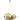 Lodes Random LED cluster pendant in gold blown glass finish