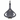 Lodes Sky-Fall Glossy Smoke glass suspension light for kitchen island lighting