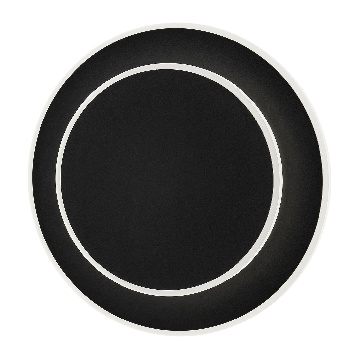 Eclipse Two Circle Wall/Ceiling Light Black - Smart Light 4