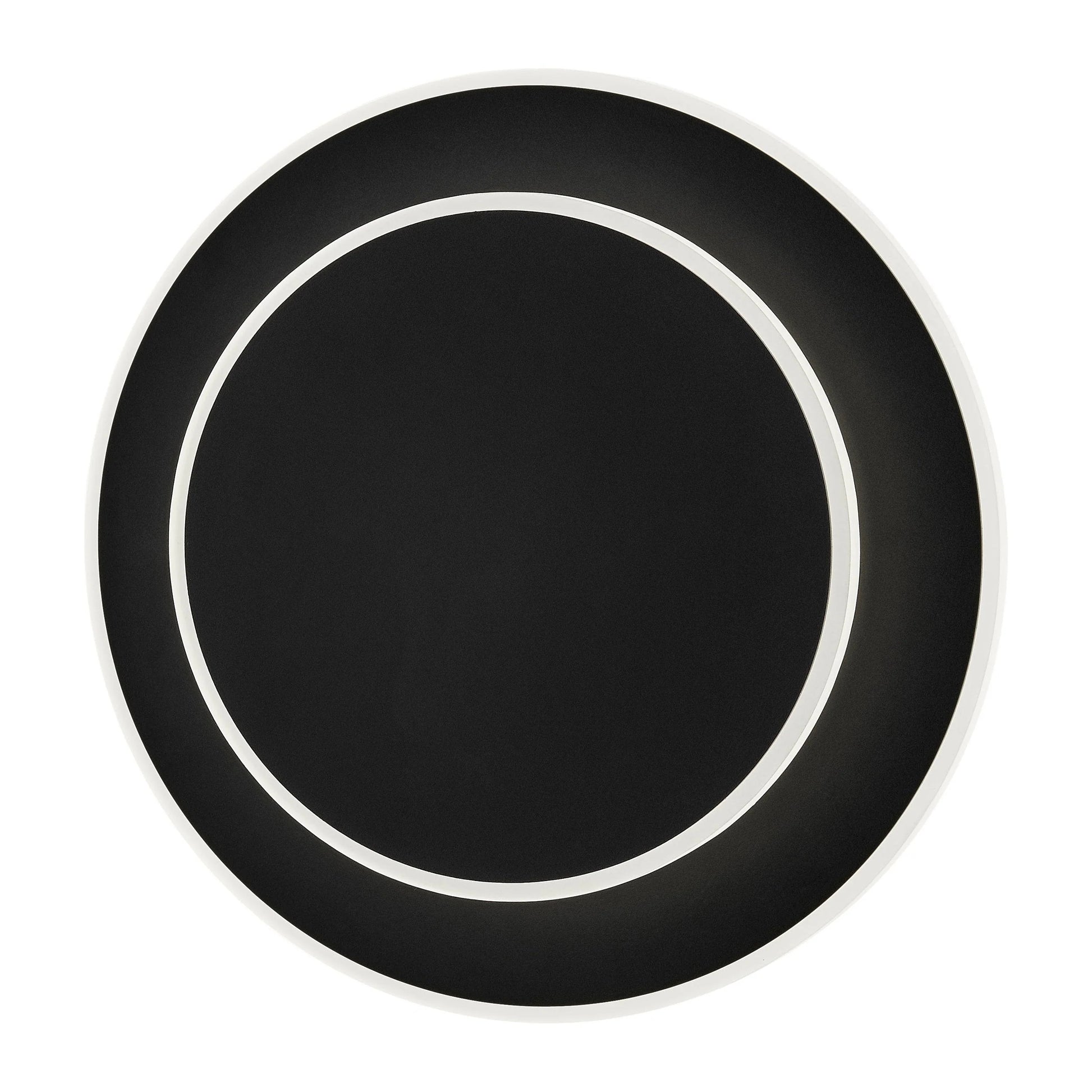 Eclipse Two Circle Wall/Ceiling Light Black - Smart Light 4