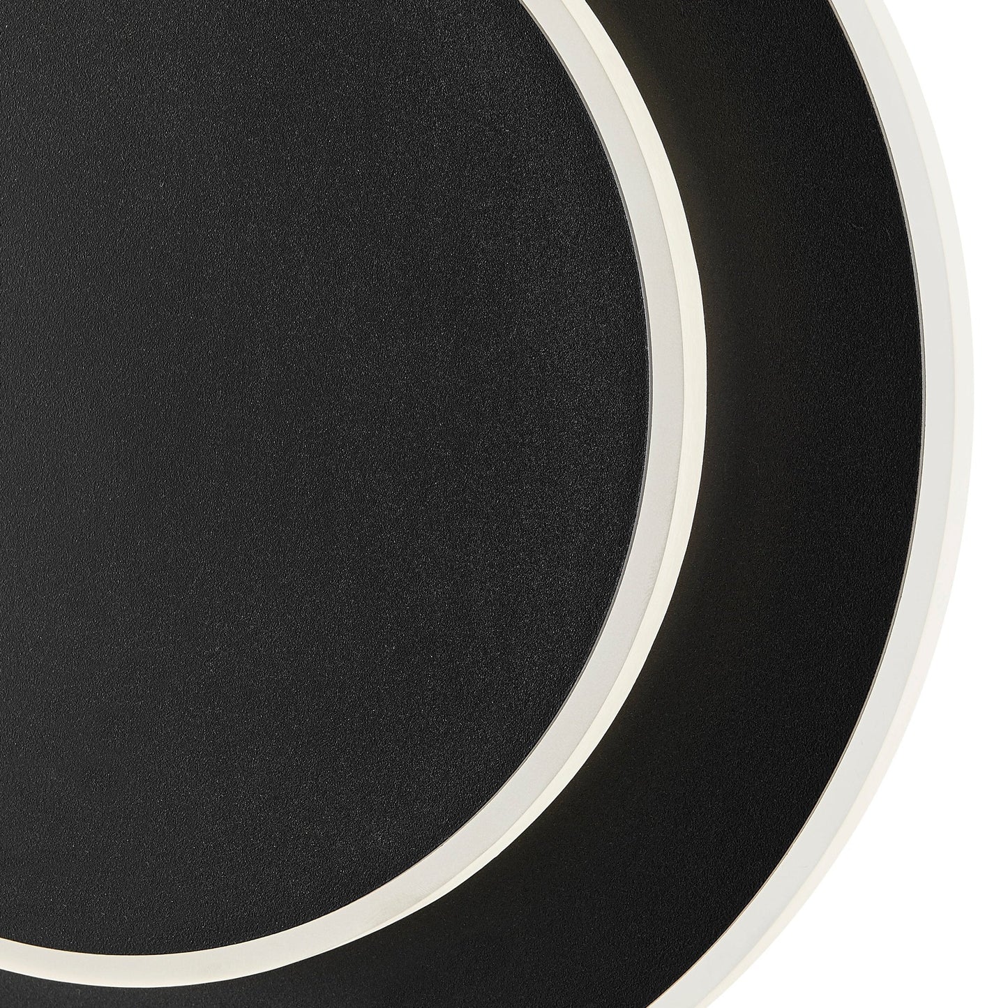 Eclipse Two Circle Wall/Ceiling Light Black - Smart Light 5