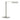Contemporary Linea 15 table lamp with nickel finish, designed for sophisticated bedroom lighting and ambiance