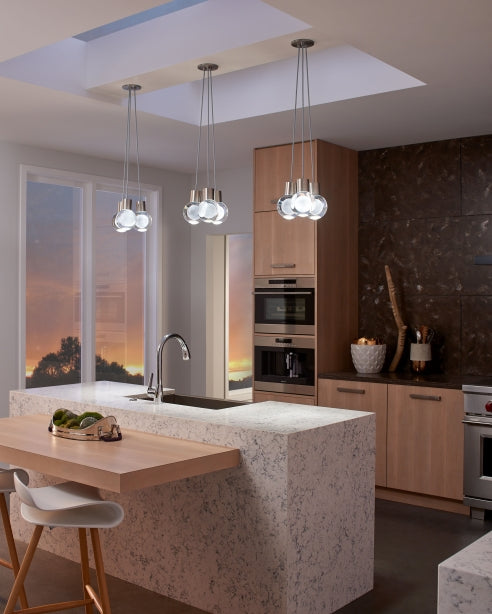 Tech Lighting Mina Multi Light Pendant - 3 Lights 8