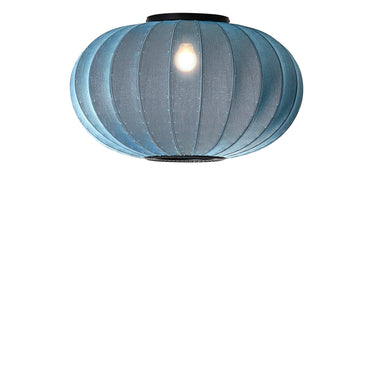 Made by Hand Knit-Wit Oval 57 Ceiling/Wall Lamp – Blue Stone