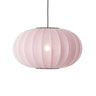 Made by Hand Knit-Wit Oval 57 Pendant – Light Pink