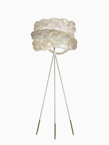 White floor lamp, studio view | The Bride by Mammalampa