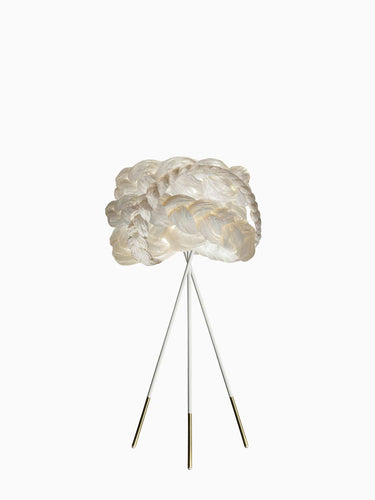 White table lamp, studio view | The Bride by Mammalampa