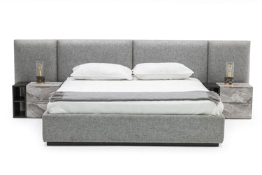 Nova Domus Maranello Queen Grey Bed