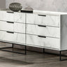 Nova Domus Marbella Italian White Marble Dresser