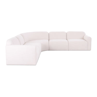 TOV Gorge 5-Piece Modular Corner Sectional, Cream option, image 1