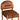 TOV Bruno Thick Performance Chenille Arched Back Dining Chair, Bronze option, image 3