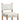 TOV Bruno Thick Performance Chenille Straight Back Dining Chair, Cream option, image 5
