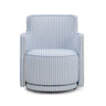 TOV Passe Swivel Accent Chair, Blue Stripes option, image 1