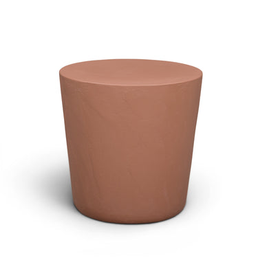 TOV Margot Indoor/Outdoor Concrete Stool, Terracotta option, image 1