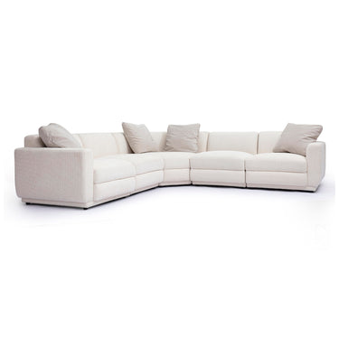 TOV Perry 5-Piece Modular L-Sectional, Cream option, image 1