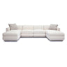 TOV Perry 6-Piece Modular U-Sectional, Cream option, image 1