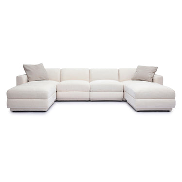 TOV Perry 6-Piece Modular U-Sectional, Cream option, image 1