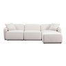 TOV Travie 4-Piece Modular Sectional, White Sand option, image 1