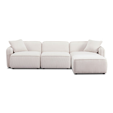 TOV Travie 4-Piece Modular Sectional, White Sand option, image 1