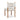 TOV Bruno Thick Performance Chenille Straight Back Dining Chair, Cream option, image 3